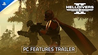 Helldivers 2  PC Features Trailer  PS5 amp PC Games [upl. by Atinor303]