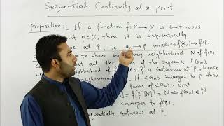 Sequential continuity at a point in topology [upl. by Swithbart307]