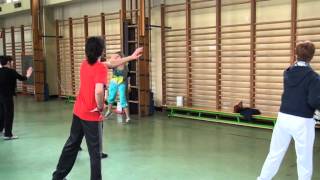 Zumba Gold  warm up 1 honeybohhlalaradioedit Zumba a Liege [upl. by Selia]