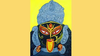 joy maa kali colour drawing pastel colour [upl. by Doniv253]