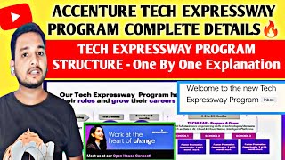 Accenture Tech Expressway program Latest Update 🔥  Open House Connect Session Joining TrainingOL [upl. by Ilise]