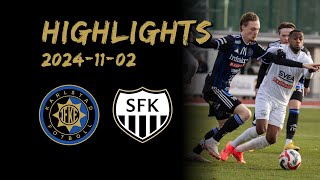 Highlights — Karlstad Fotboll  Sollentuna FK [upl. by Dlanor]