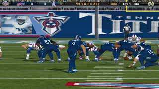 Madden 08 Linebacker career AFC Championship vs Buffalo [upl. by Assirolc3]