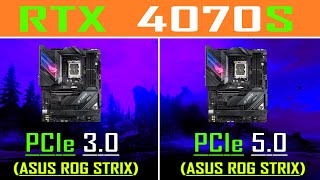 PCIe 30 vs PCIe 50  RTX 4070 SUPER  12GB  PC GAMES BENCHMARK TEST [upl. by Atsirc]