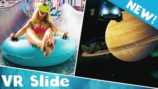 Virtual Reality Water Slide Onride POV NEW in Galaxy Erding 2018 Special Event [upl. by Kcirevam]