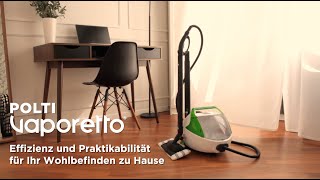 Polti Vaporetto Pro 8X Eco Plus Perfekte Reinigung mit dem Dampf der Ihnen gut tut [upl. by Arhat]