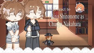 N25 react to Akito Shinonome as Chuuya Nakahara  project sekai  bsd  gacha react [upl. by Tareyn]