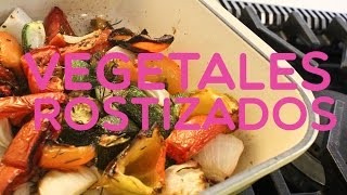 Receta Vegetales Rostizados [upl. by Cardie373]