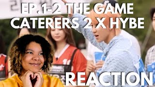 EP12 The Game Caterers 2 x HYBE REACTION [upl. by Ellehctim344]