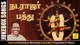 நடராஜப் பத்து  Natarajar Pathu  JukeBox  Sivan Songs  Sivapuranam D V Ramnani  Vijay Musicals [upl. by Ellennej700]