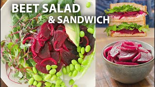 Healthy BEETROOT Salad Recipe  Easy Vegetarian and Vegan Recipes  Salad Recipes [upl. by Novihs]