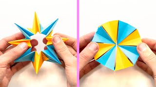 How to make a paper Toy  Antistress Kinetic Origami [upl. by Nawat]