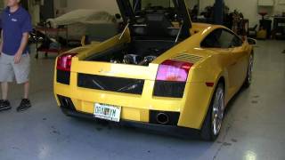 Twin Turbo Lamborghini Gallardo Sounds [upl. by Airetnohs]