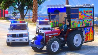 ट्रैक्टर पर डीजे tractor dj tractor wala dj ट्रैक्टर डीजे Tractor Wala DJ dj body tractor [upl. by Kolb]