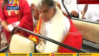 Ratan Tata offers prayers at Tirumala [upl. by Anovahs]