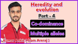 Codominance। Multiple alleles। Heredity and evolution acharyaplus [upl. by Ilse]