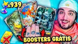 BUGUEI o JOGO  ABRINDO MUITOS BOOSTERS GRÁTIS no POKÉMON TCG POCKET [upl. by Alleoj]