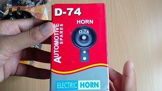 DC HORN FOR ELECTRIC BIKE [upl. by Ycniuq362]