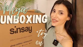 Unboxing SINSAY  Try on  Cod de REDUCERE 💥 [upl. by Llemrej]