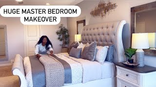 HUGE MASTER BEDROOM TRANSFORMATION 😱 DECORATE MY NEW DREAM HOME WITH ME MASTER BEDROOM MAKEOVER [upl. by Aihsikal]