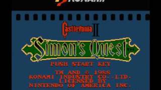 Castlevania II  Simons Quest NES Music  Ending Theme Requiem [upl. by Luapnaes]