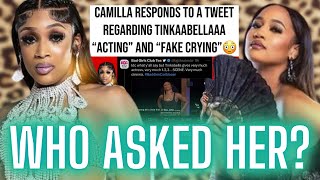 BADDIES CARIBBEAN TEA  Camilla CALLS OUT Tinkabella For Being A FAKE ACTRESS amp Tinka CLAPS BACK [upl. by Cordeelia]