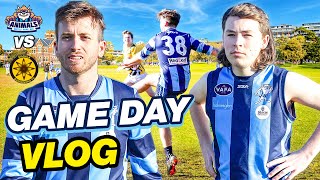 Roaming Haz and Cados Kick 10 Goals  Div 12 Ressies Game Day Vlog Round 13 [upl. by Ycam294]