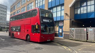 London Bus Route 298 Arnos Grove to Potter Bar Station [upl. by Trina474]