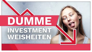 Diesen 3 Investmentweisheiten stimmen wir NICHT zu [upl. by Theran]