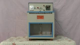 Demonstration Of Redwood Viscometer Apparatus DigitalRatan Ancillaries [upl. by Refiffej]