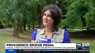 KPTV Health Watch 8923 Providence Bridge Pedal and BOB program [upl. by Ellennahc]