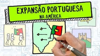 EXPANSÃO DA AMÉRICA PORTUGUESA  Principais Fatores  Resumo Desenhado [upl. by Odracer818]