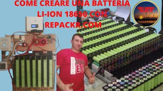 Come creare una Batteria Liion 18650 con un semplice Programmino RePackrcom [upl. by Ahsaeit]