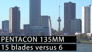 Pentacon 135mm Orestor versus Electric  15 blades versus 6 Vintage lens comparison [upl. by Victoria422]