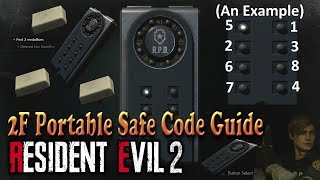 Resident Evil 2 Remake Portable Safes Code Guide An Example [upl. by Air366]