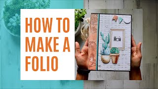 Mini Album Folio Tutorial Start to Finish Beginners 2023  Mintay Suntastic  Choice Folio [upl. by Willa]