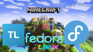 Minecraft On Fedora Linux With Tlauncher  Java  DCTAMV SUBSCRIBE [upl. by Tommy]