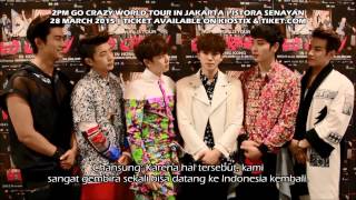 2PM Indonesia Special Interview Part 1 [upl. by Ardnola]