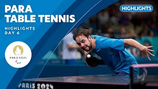 🏓 Para Table Tennis Highlights  Day 6  Paris 2024 Paralympic Games [upl. by Noakes32]