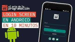 Cómo crear un LOGIN SCREEN en Android Studio 📲 [upl. by Lorilyn347]