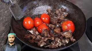 Charsi Mutton Karahi  Namak Mandi Street Food Peshawar [upl. by Einhorn]