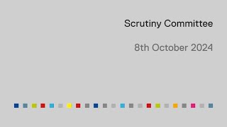 Scrutiny Committee 8 October 2024 [upl. by Guillema]