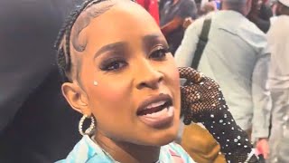 Dej Loaf REACTS to Claressa Shields KNOCKING OUT Vanessa Joanisse [upl. by Renckens]