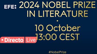 🔴📡 Anuncio del Nobel de Literatura [upl. by Renrew]