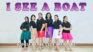 I SEE A BOAT  LINE DANCE  Choreo CAECILIA MARIA FATRUAN  GDC MERAUKE PAPUA [upl. by Doralynne]