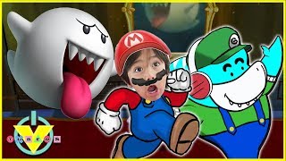 VTubers Ryan Vs Big Gil BOO BOSS Lets Play Super Mario 3D Land [upl. by Nosoj]