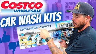 COSTCO CAR DETAIL PRODUCTS  DoubleShot Ultimate Car Wash System amp SudsNSpray Foaming Wash System [upl. by Nnyleitak]