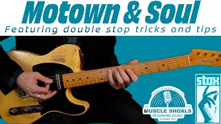 Motown amp Soul Double stops and fancy tricks galore Muscle ShoalsStax style guitar solo lesson [upl. by Elyag220]