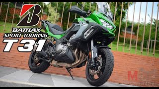 รีวิว Bridgestone BATTLAX SPORT TOURING T31 ยางสปอร์ตทัวร์ริ่ง เน้นวิ่งถนนดำจากแดนปลาดิบ [upl. by Calida457]