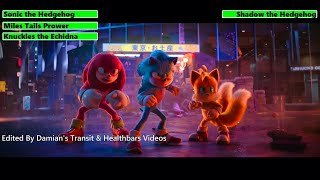 Sonic the Hedgehog 3 2024 Trailer with healthbars [upl. by Synned]